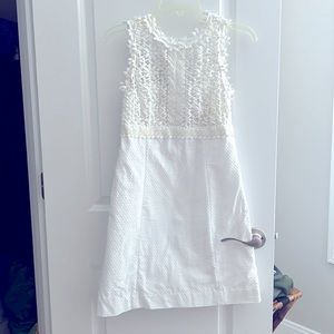 Woman’s Lilly Pulitzer Breakers white dress fully lined